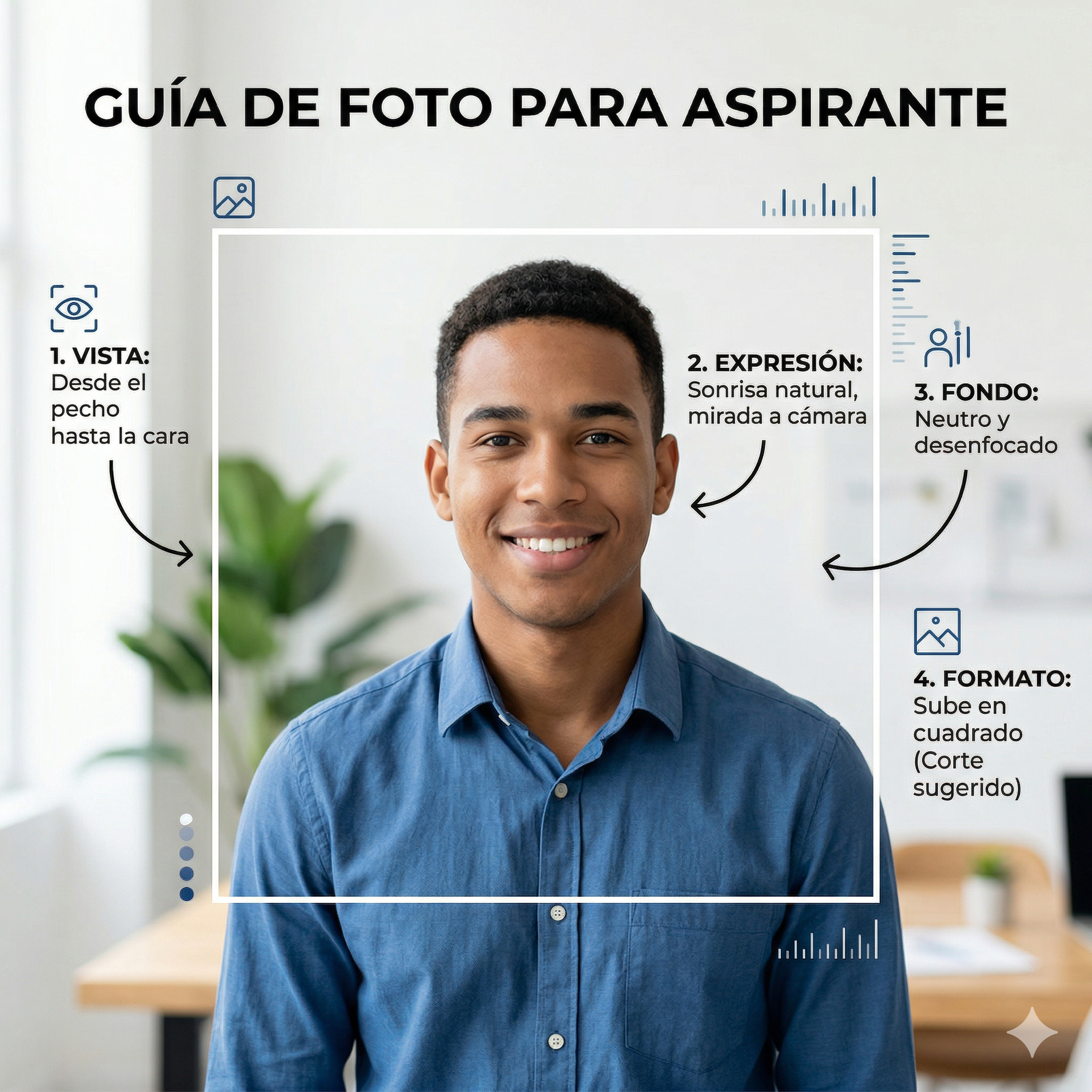 Guía para tomar la foto